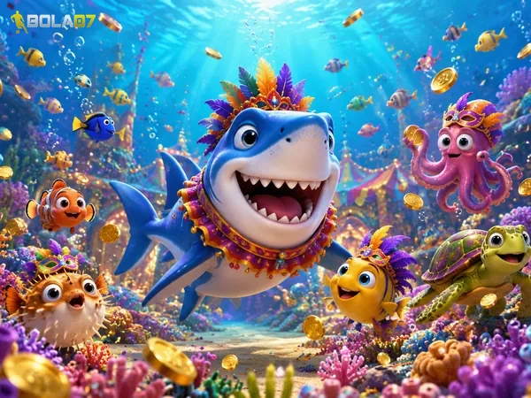 Ilustrasi target ikan dalam permainan Fishing E Lu Fa